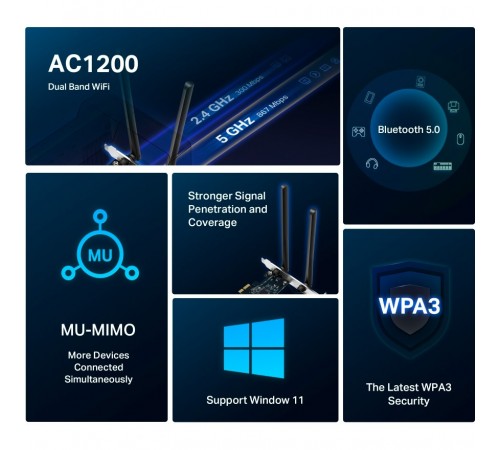 Бездротовий адаптер Mercusys MA30E