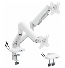 Кріплення настільне для двох моніторів OfficePro 17-35" White (MA452W)
