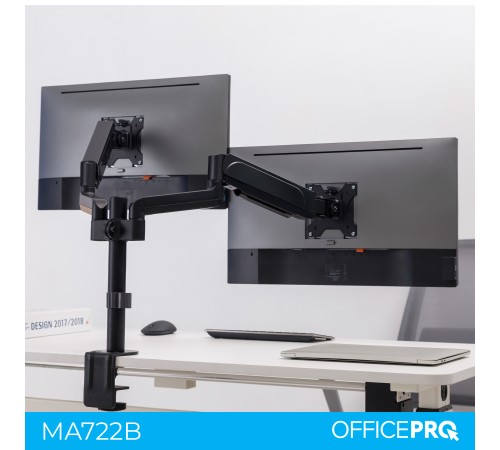 Кронштейн OfficePro MA722B 17-32" Black (VESA100х100)