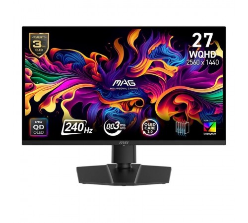 Монітор MSI 27" MAG 271QP QD-OLED X24 Black 240Hz