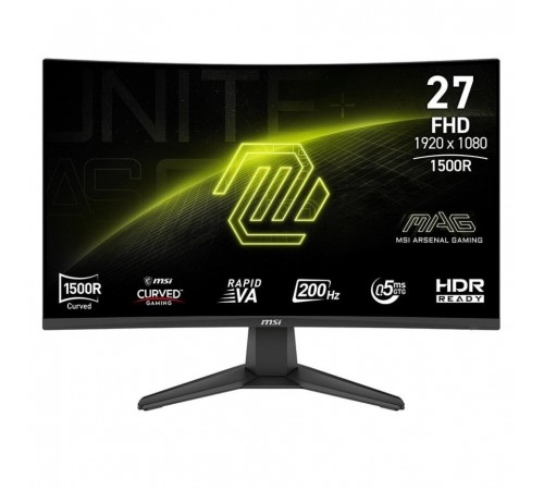 Монітор MSI 27" MAG 276CF E20 VA Black Curved 200Hz