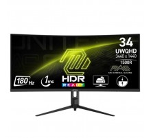 Монітор MSI 34" MAG 342CQR E2 VA Black Curved 180Hz