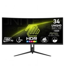 Монітор MSI 34" MAG 342CQR E2 VA Black Curved 180Hz