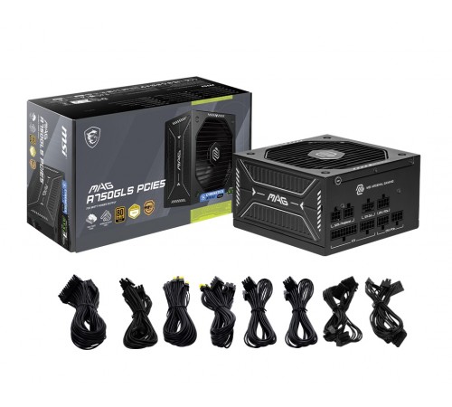 Блок живлення MSI MAG A750GLS PCIE5 750W
