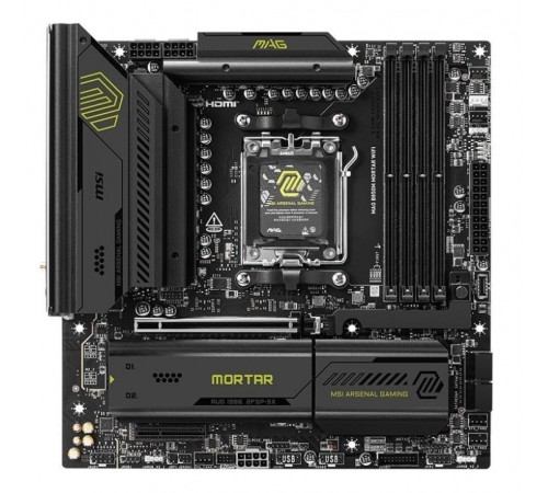 Материнська плата MSI MAG B850M Mortar WiFi Socket AM5