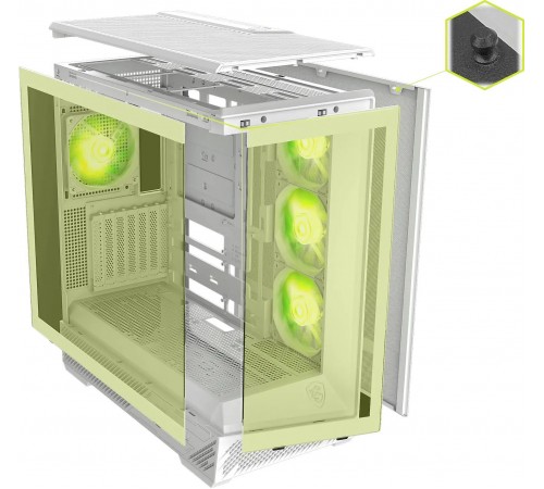 Корпус MSI MAG Pano 130R PZ White без БЖ