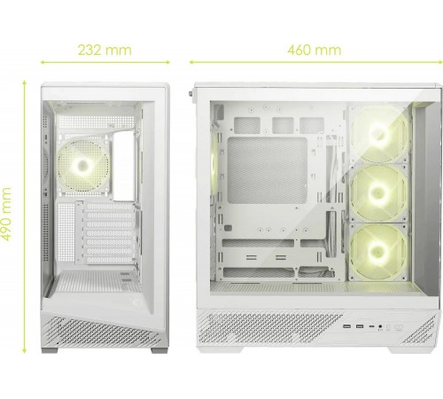 Корпус MSI MAG Pano 130R PZ White без БЖ