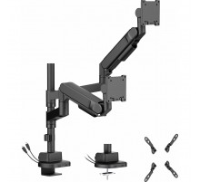 Кріплення настільне для двох моніторів OfficePro 24-57" Black (MAH752B)