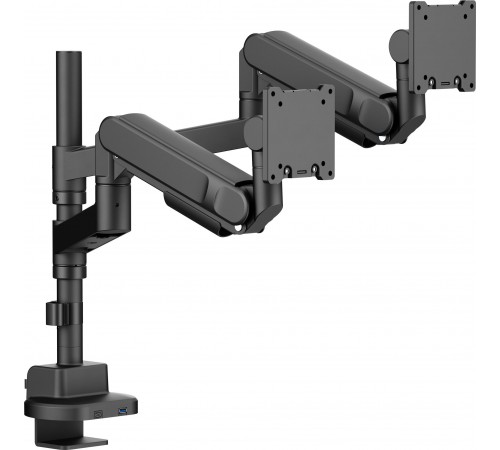 Кріплення настільне для двох моніторів OfficePro 24-57" Black (MAH752B)