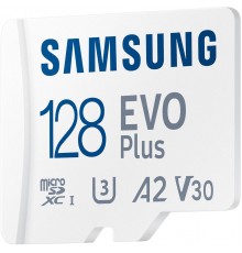 Карта пам`яті MicroSDXC  128GB UHS-I/U3 Class 10 Samsung Evo Plus R160MB/s + SD-адаптер (MB-MC128SA/EU)