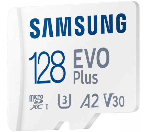 Карта пам`яті MicroSDXC 128GB UHS-I/U3 Class 10 Samsung Evo Plus R160MB/s + SD-адаптер (MB-MC128SA/EU)