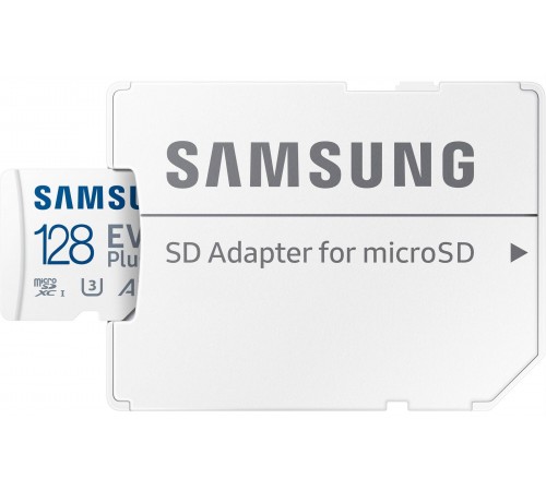 Карта пам`яті MicroSDXC 128GB UHS-I/U3 Class 10 Samsung Evo Plus R160MB/s + SD-адаптер (MB-MC128SA/EU)