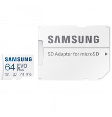 Карта пам`яті MicroSDXC 64GB UHS-I/U3 Class 10 Samsung Evo Plus R160MB/s + SD-адаптер (MB-MC64SA/EU)
