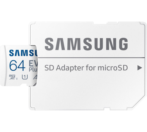 Карта пам`яті MicroSDXC 64GB UHS-I/U3 Class 10 Samsung Evo Plus R160MB/s + SD-адаптер (MB-MC64SA/EU)