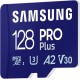 Карта пам`яті MicroSDXC 128GB UHS-I/U3 Class 10 Samsung Pro Plus + SD-адаптер (MB-MD128SA/EU)