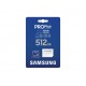 Карта пам`яті MicroSDXC 512GB UHS-I/U3 Class 10 Samsung Pro Plus R180/W130MB/s + SD-адаптер (MB-MD512SB/WW)