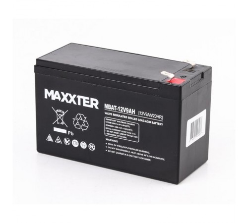 Акумуляторна батарея Maxxter 12V 9AH (MBAT-12V9AH) AGM
