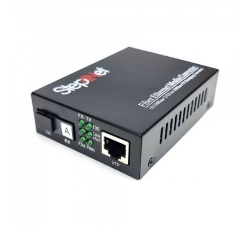 Медіаконвертер Step4Net (MC-R-0,1-1SM-1310nm-20) 10/100 Мб, 20км