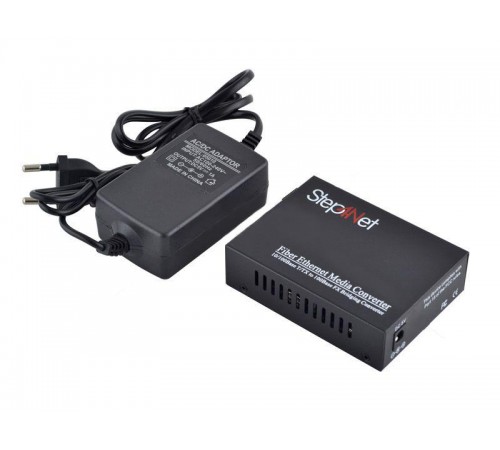Медіаконвертер Step4Net (MC-R-0,1-1SM-1550nm-20) 10/100 Мб, 20км