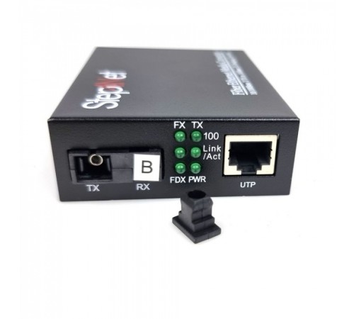 Медіаконвертер Step4Net (MC-R-0,1-1SM-1550nm-20) 10/100 Мб, 20км