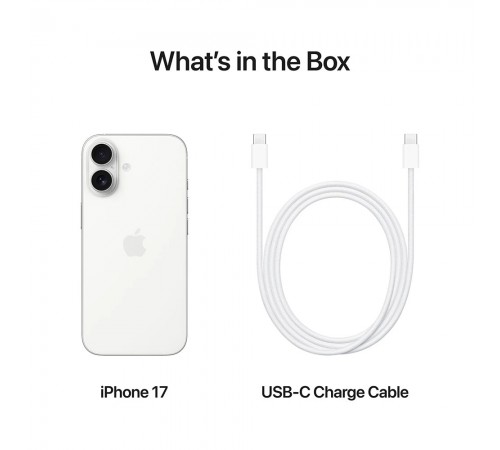 Смартфон Apple iPhone 17 256GB White (MG6K4AF/A)