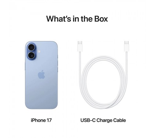 Смартфон Apple iPhone 17 256GB Mist Blue (MG6L4AF/A)