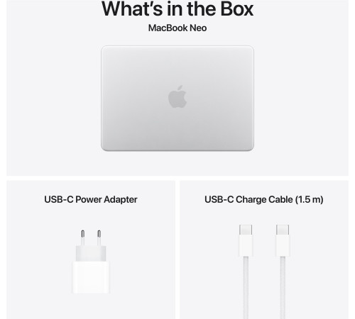 Ноутбук Apple MacBook Neo 13" A18 Pro 8/256GB 2026 (MHFA4UA/A) Silver