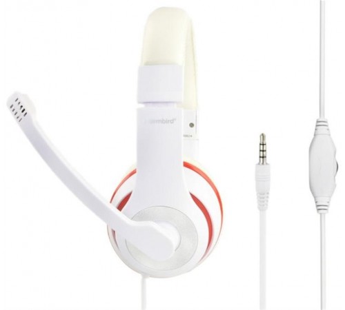Гарнітура Gembird MHS-03-WTRD White/Red