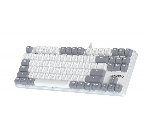 Клавіатура GamePro Genesis Metallic MK110W Outemu Red Swithes USB White