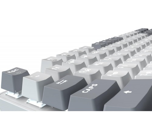 Клавіатура GamePro Genesis Metallic MK110W Outemu Red Swithes USB White