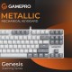 Клавіатура GamePro Genesis Metallic MK110W Outemu Red Swithes USB White
