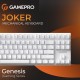 Клавіатура GamePro Genesis Joker MK124W Outemu Red Swithes USB White
