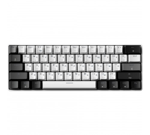 Клавіатура GamePro Genesis Infinity MK130BW Black/White