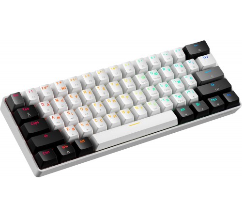 Клавіатура GamePro Genesis Infinity MK130BW Black/White