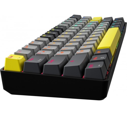 Клавіатура бездротова GamePro MK130G Pro Outemu Red Switch Hot-Swap RGB Black