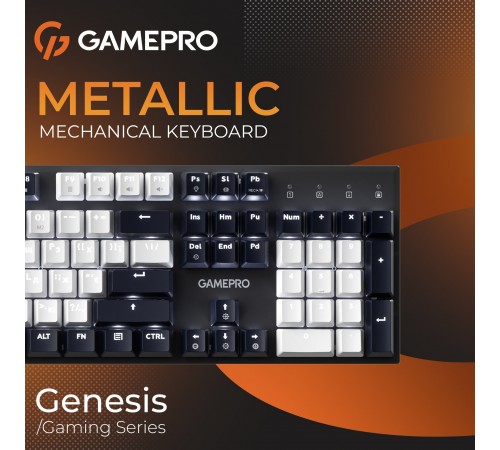 Клавіатура GamePro Genesis Metallic MK144B Outemu Red Swithes USB Black