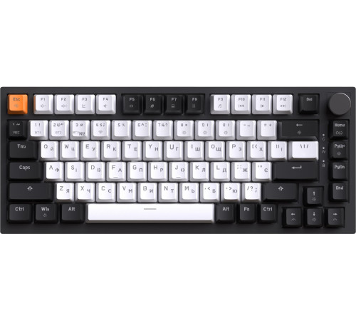 Клавіатура бездротова GamePro Asgard Valhalla QLAB Sakura Switch Black (MK160-B-QS-PRO)