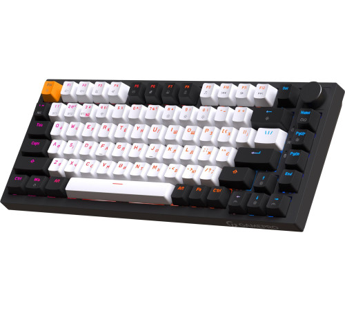 Клавіатура бездротова GamePro Asgard Valhalla QLAB Sakura Switch Black (MK160-B-QS-PRO)