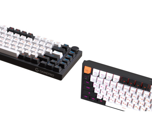 Клавіатура бездротова GamePro Asgard Valhalla QLAB Sakura Switch Black (MK160-B-QS-PRO)