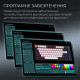 Клавіатура бездротова GamePro Asgard Valhalla QLAB Sakura Switch Black (MK160-B-QS-PRO)