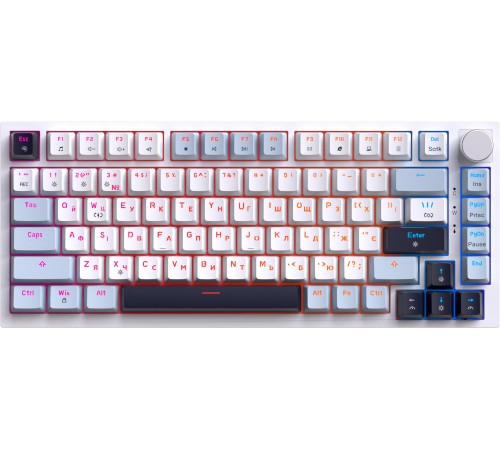 Клавіатура GamePro Genesis Warden MK160BL White