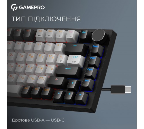 Клавіатура GamePro Asgard Valhalla Max MK160B Max USB Black
