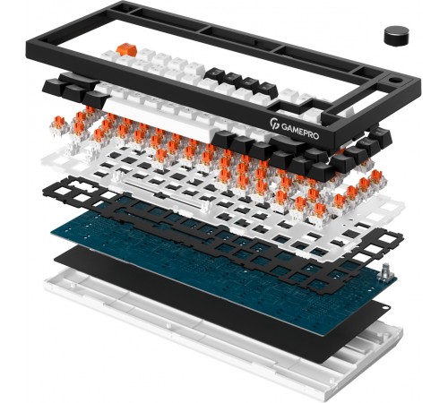 Клавіатура бездротова GamePro Asgard Valhalla MK160B Pro Black