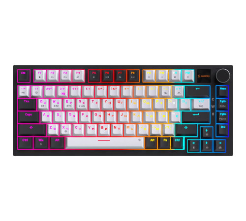 Клавіатура бездротова GamePro Asgard Valhalla Pro White (MK160W-D-Pro)