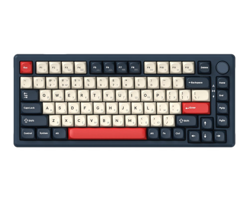 Клавіатура бездротова GamePro Asgard Yord Keychron Super Red Switch Blue (MK266BL)