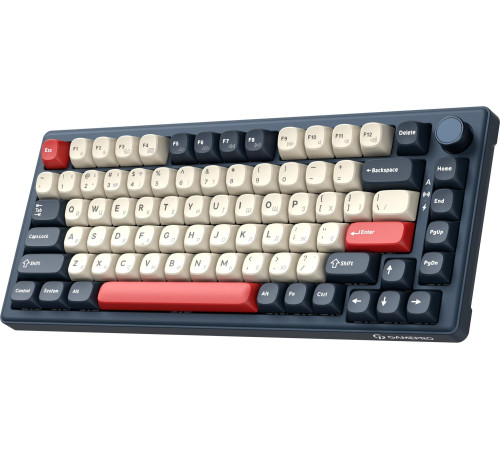 Клавіатура бездротова GamePro Asgard Yord Keychron Super Red Switch Blue (MK266BL)