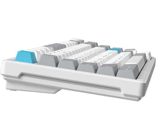 Клавіатура бездротова GamePro Asgard Yord Keychron Super Red Switch White (MK266WH)