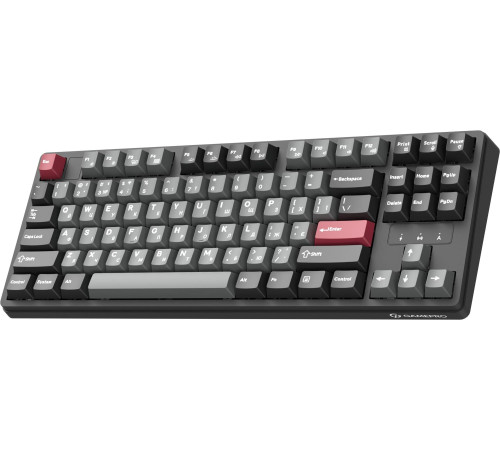Клавіатура бездротова GamePro Asgard Ragnar Keychron Super Red Switch Black (MK285BK)