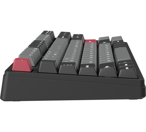 Клавіатура бездротова GamePro Asgard Ragnar Keychron Super Red Switch Black (MK285BK)