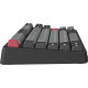 Клавіатура бездротова GamePro Asgard Ragnar Keychron Super Red Switch Black (MK285BK)